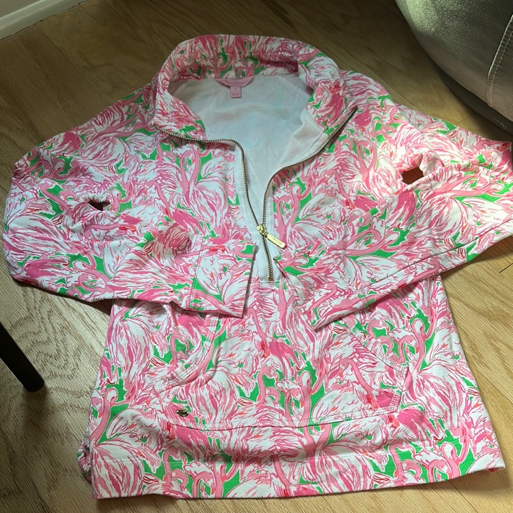 Lilly Pulitzer half zip popover, Small